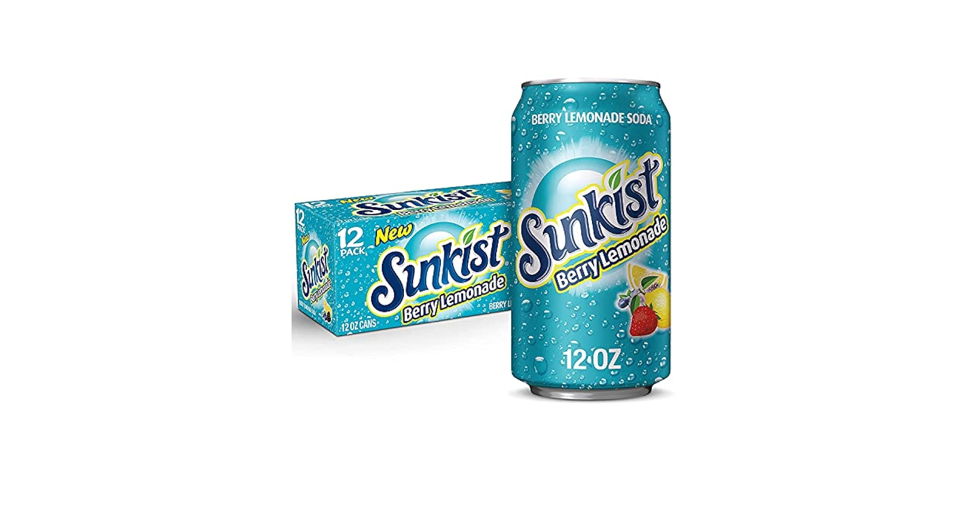 Cans Sunkist Berry Lemonade 355ML